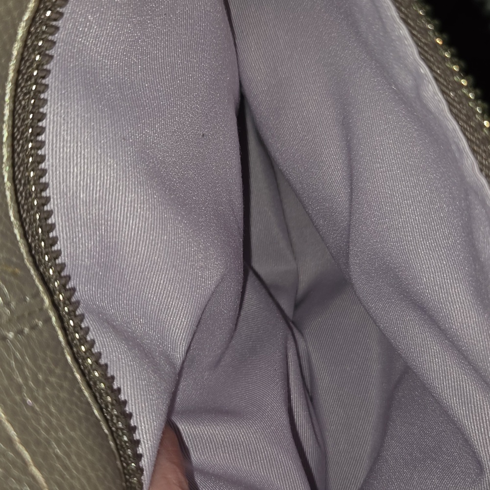 Coach Gold Metallic Pebbled Leather Hobo - Picture 8 of 10